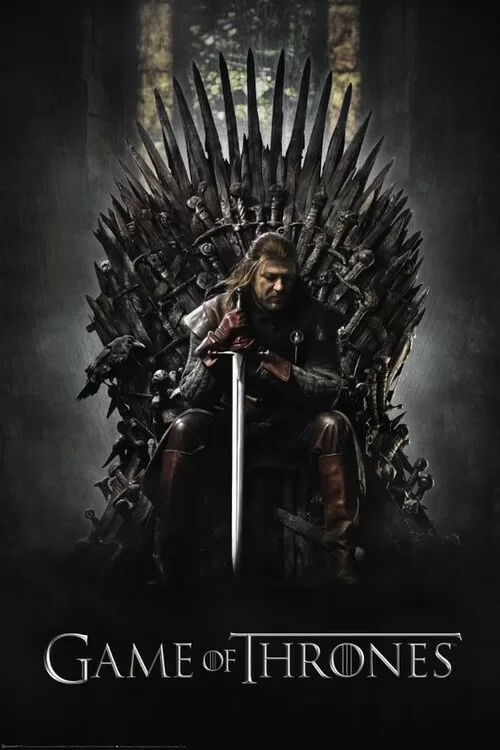 Poster Game of Thrones med ram, 70x100cm