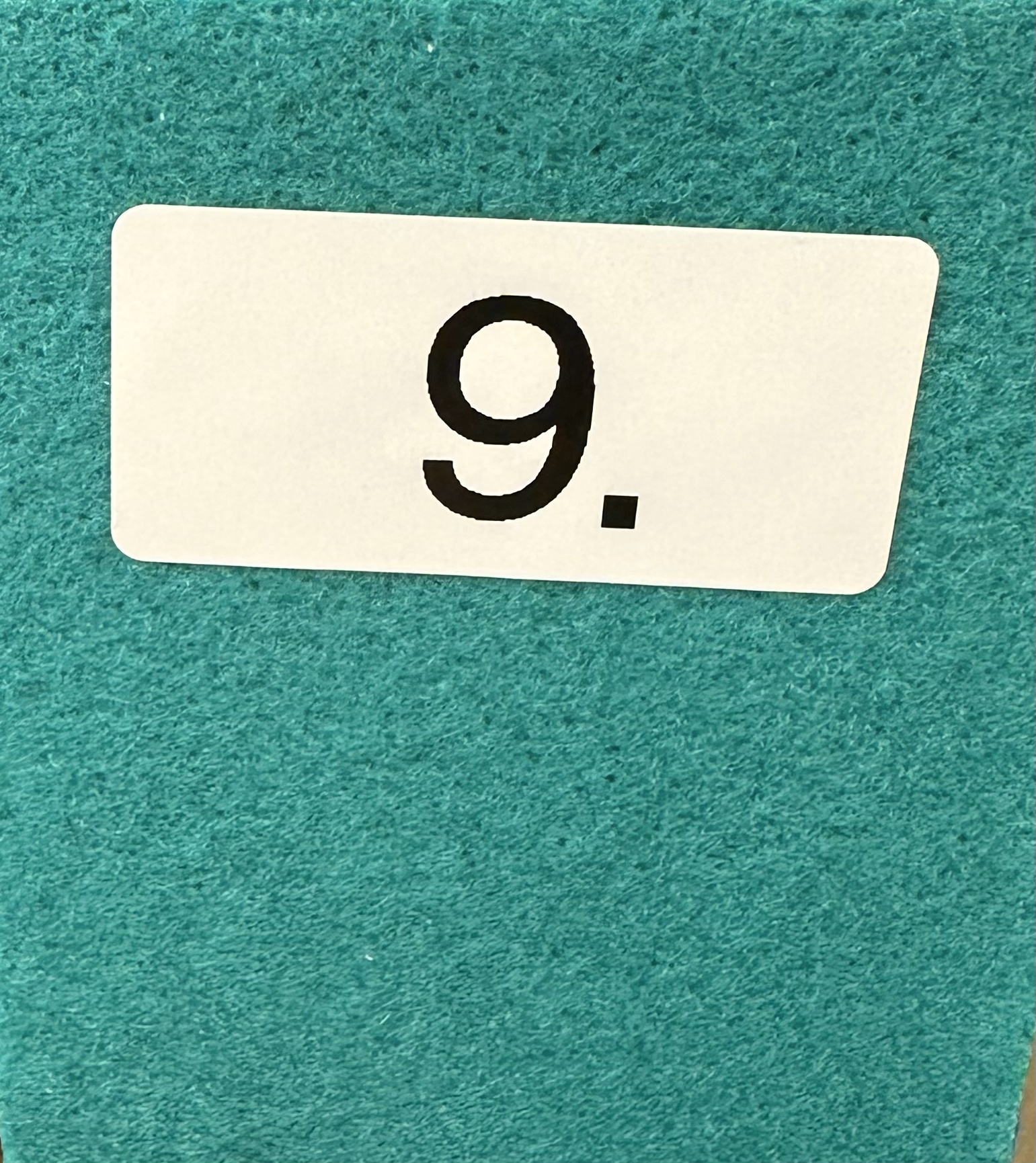 Turkos  nålfiltsmatta 9 - Image 1