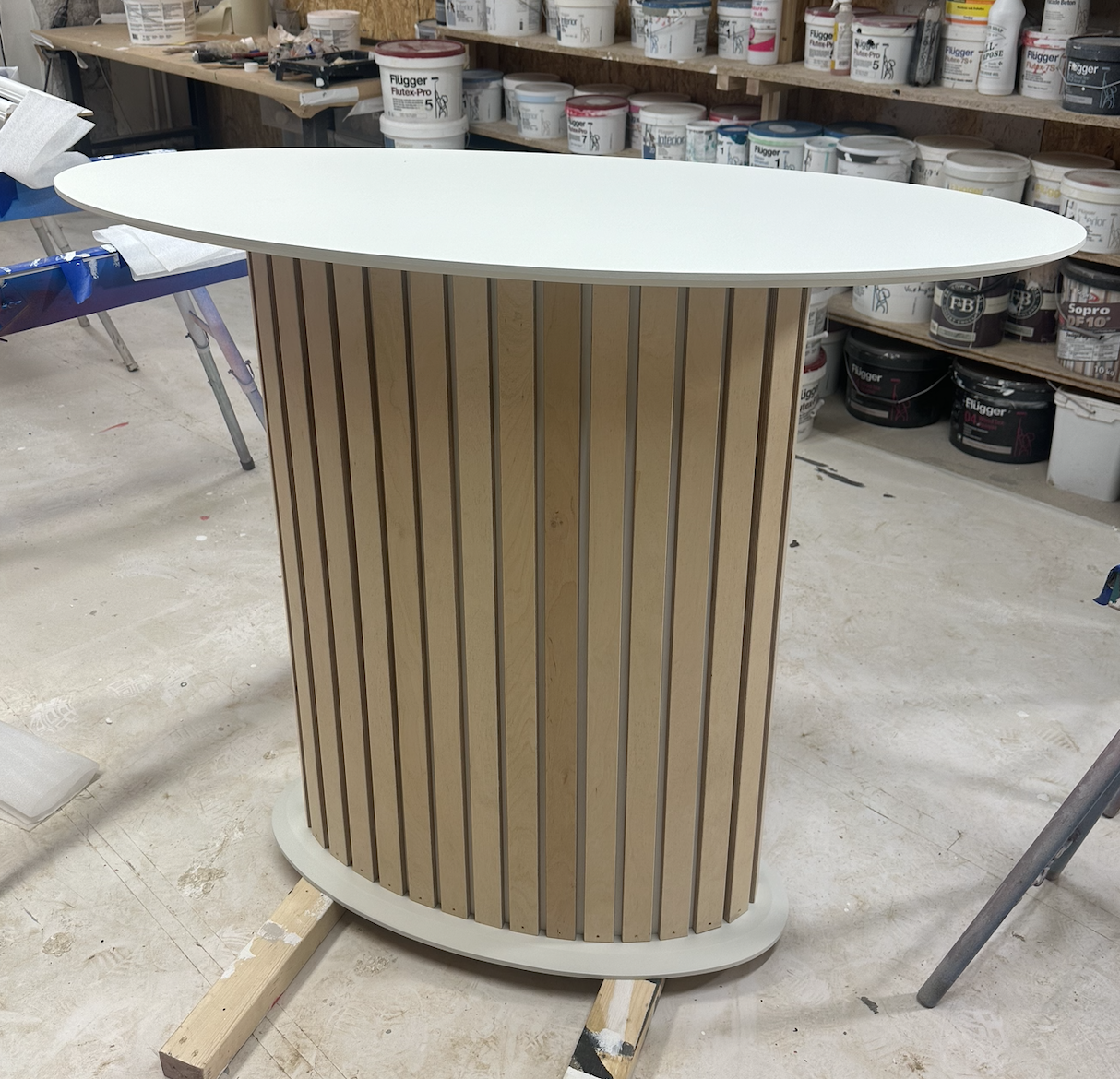 Spaljé surfbord/oval/ljus - Image 1