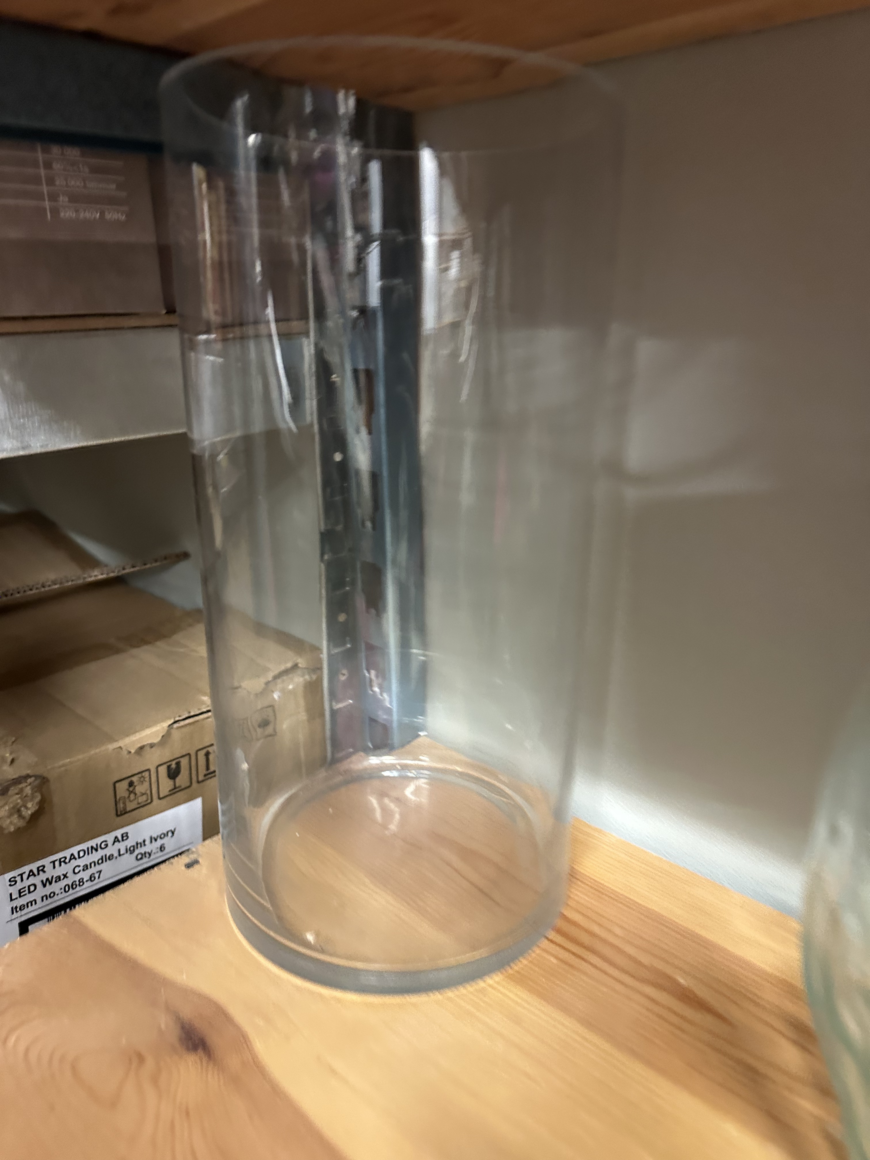 Glasvas cylinder - Image 1
